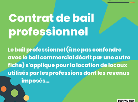 Definition Contrat de bail professionnel 