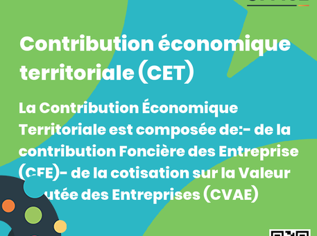 Definition Contribution économique territoriale (CET)  