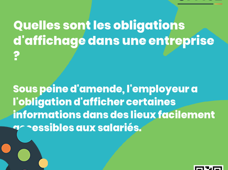 Definition Quelles sont les obligations d&#039;affichage dans une entreprise ? 