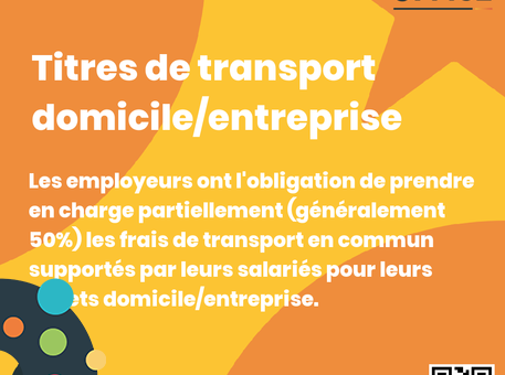 Definition Titres de transport domicile/entreprise 