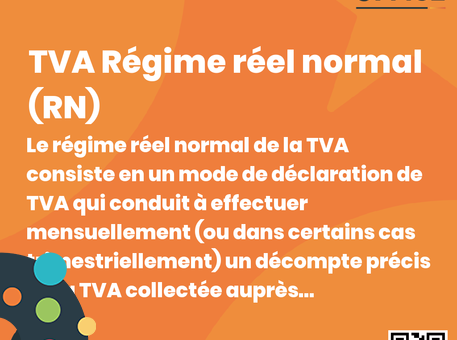 Definition TVA Régime réel normal (RN) 