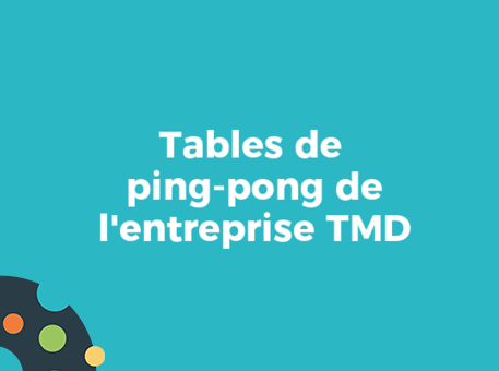 Tables de ping-pong de l&#039;entreprise TMD