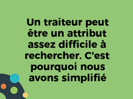 Un traiteur peut être un attribut assez difficile à rechercher. C&#039;est pourquoi nous avons simplifié