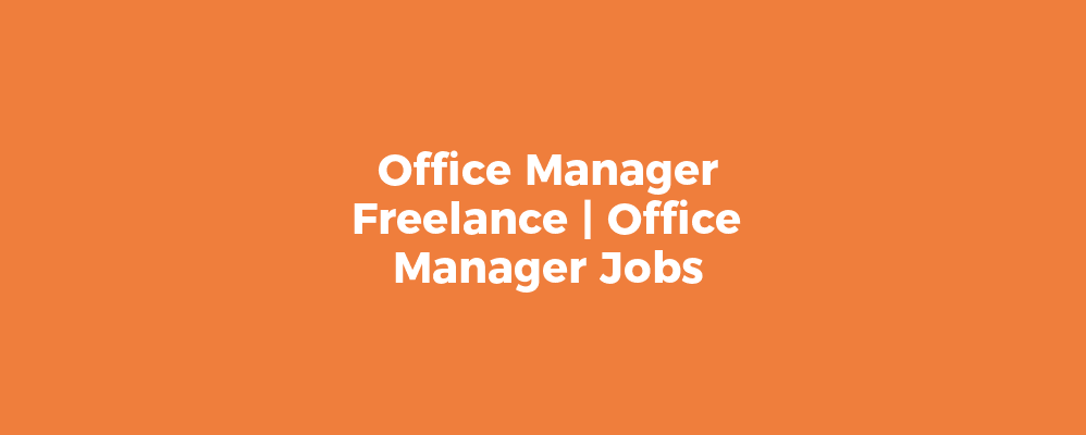PT Office Manager Freelance Jakarta